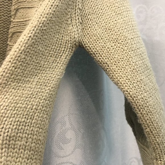 1/2 Bell Sleeved Belted Knit Sweater Cardigan - Picture 11 of 13